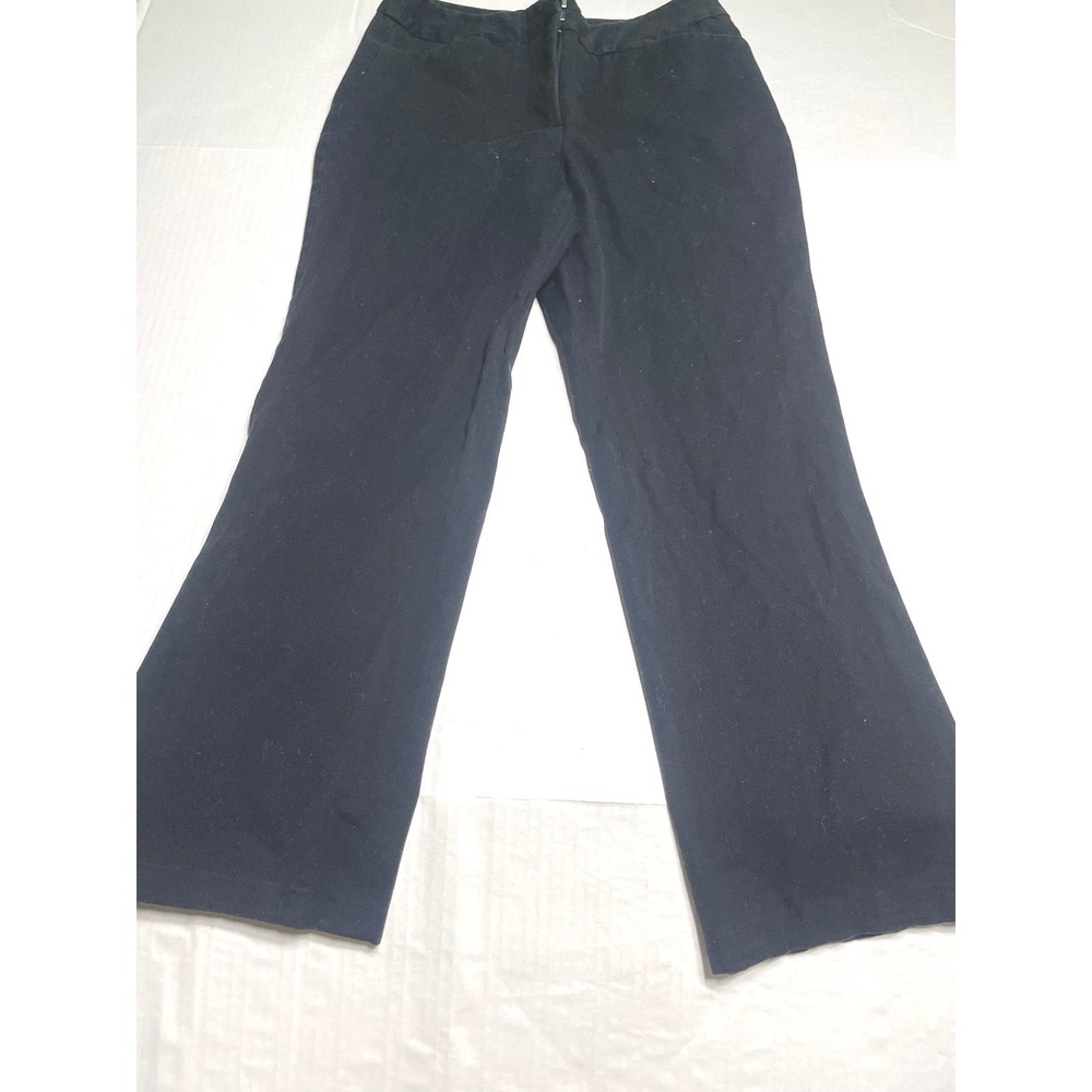 Talbots Heritage Black Dress Pants Petites Size 6P‎ Straight Leg Trousers